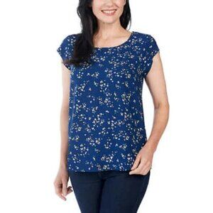 NEW Dalia Printed Blouse | Blue Floral
